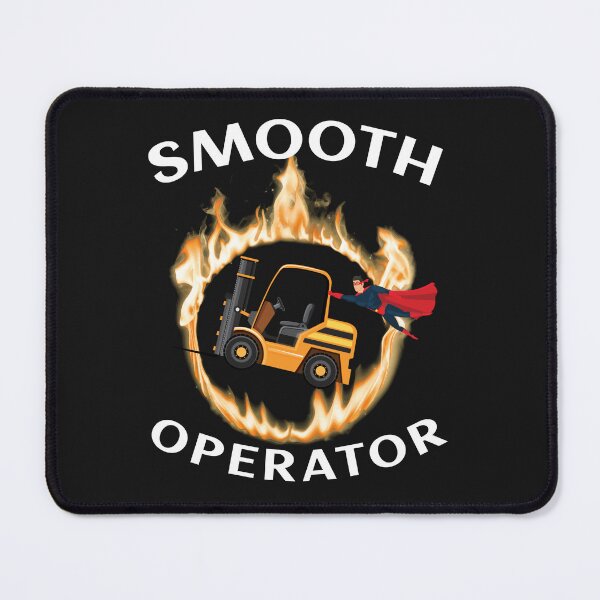 Item preview, Forklift SuperHero in Flames Forklift Certified Smooth Operator GW designed and sold by TeamsterLife.