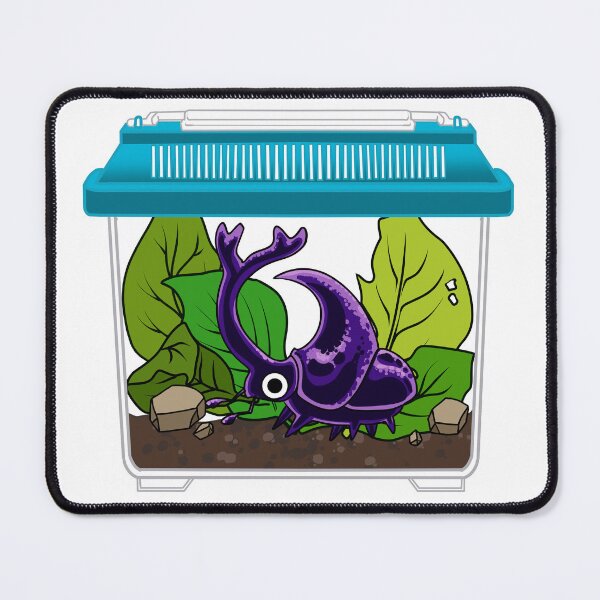 Item preview, Critter Keeper Beetles - Purple Horned Japanese Rhino Beetle designed and sold by PaleoPanthera.