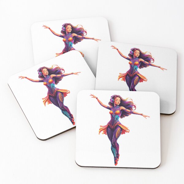 Item preview, Girl flying with headphone designed and sold by alefunle.