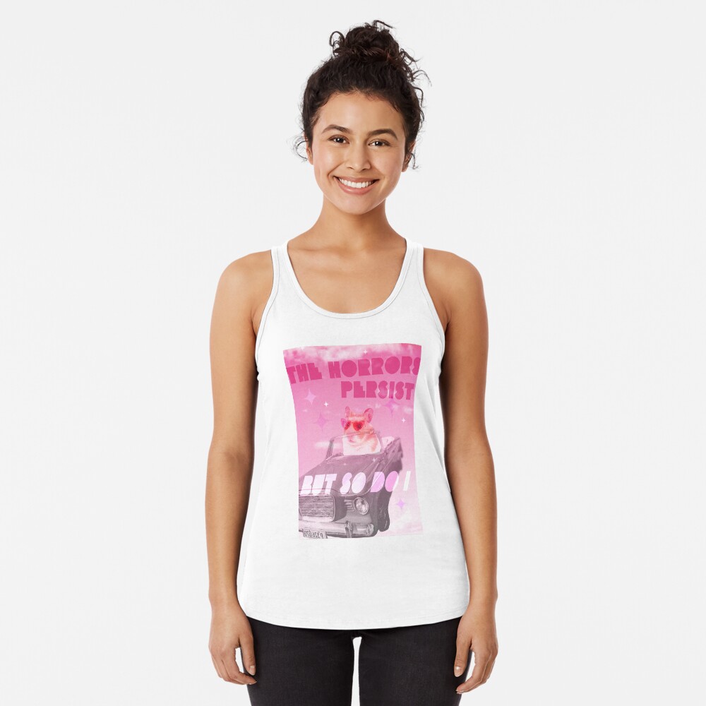 Vista previa del artículo con la obra «Camiseta con espalda nadadora», diseñado y vendido por caitlinkdesigns.
