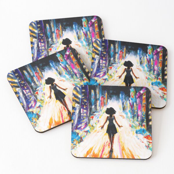 Item preview, "Journey Through the City Lights" designed and sold by The Abstract Shop.