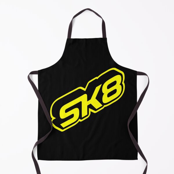 Item preview, SK8 Logo 3D Isometric Electric Yellow on Black designed and sold by JohnnyVillas.