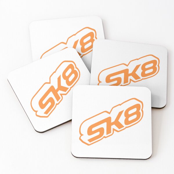Item preview, SK8 Logo 3D Isometric Orange on White designed and sold by JohnnyVillas.