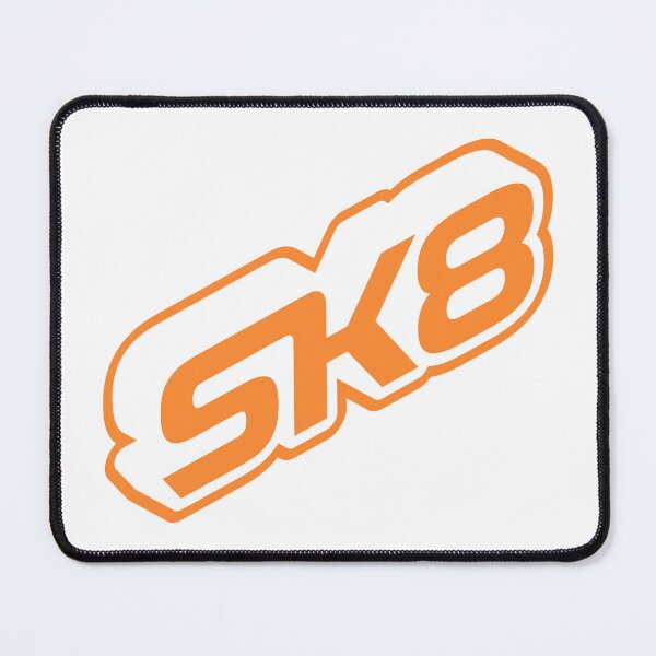 Item preview, SK8 Logo 3D Isometric Orange on White designed and sold by JohnnyVillas.