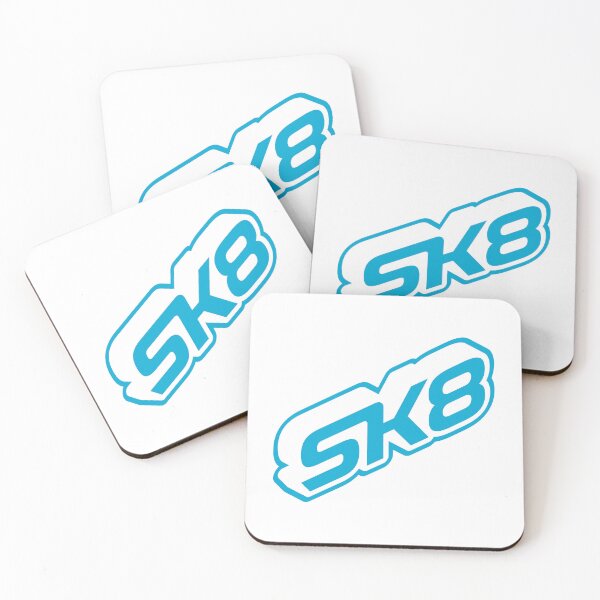 Item preview, SK8 Logo 3D Isometric Blue on White designed and sold by JohnnyVillas.