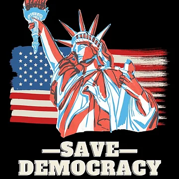 Artwork thumbnail, Save Democracy by DesignDuoStudio