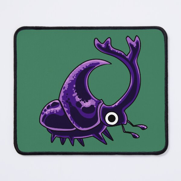 Item preview, Purple Japanese Horned Rhino Beetle designed and sold by PaleoPanthera.