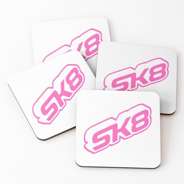 Item preview, SK8 Logo 3D Isometric Pink on White designed and sold by JohnnyVillas.