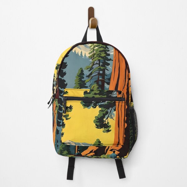 Item preview, Retro Style Giant Sequoia Forest designed and sold by ChanceTwoArt.