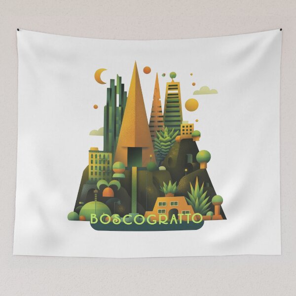 Item preview, Town of Boscogratto designed and sold by ForeverPrintsOK.