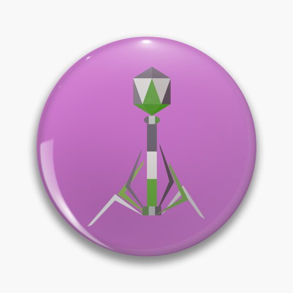 Item preview, Genderqueer Pride Bacteriophage designed and sold by PridePhages.