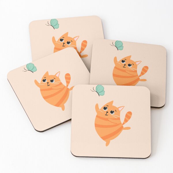 Item preview, Playful Kitten with Butterfly designed and sold by Imagination-JU.