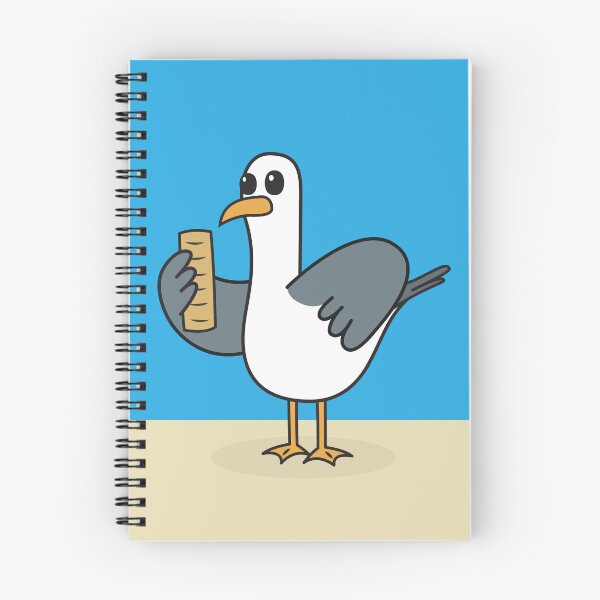 Item preview, Snacking Seagull designed and sold by Mari Biscuits.