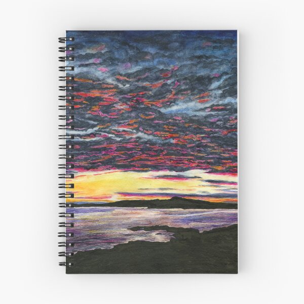 Item preview, Sunset from Ravenspoint, Trearddur Bay on Ynys Mon / Anglesey, North Wales designed and sold by LymphomaLass.