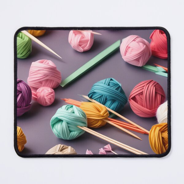 Item preview, Origami Art - Cozy Creations: Knitting Needles and Balls of Wool designed and sold by ArtfulFolds.
