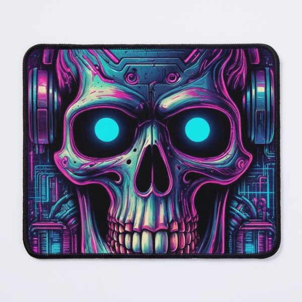 Item preview, Neon Cyberpunk Skull designed and sold by Mehgan-Ashcroft.