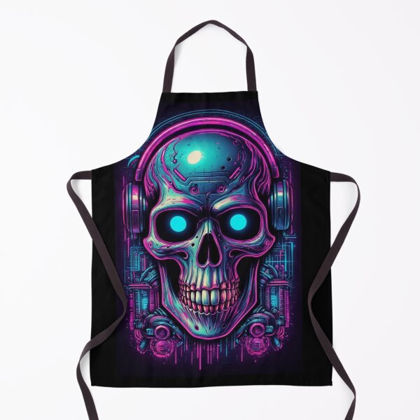 Item preview, Neon Cyberpunk Skull designed and sold by Mehgan-Ashcroft.