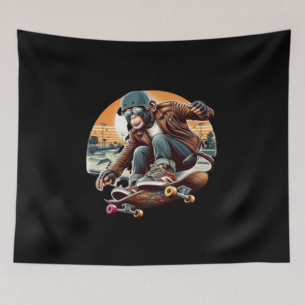 Item preview, Skateboard monkey designed and sold by EvelinZ.