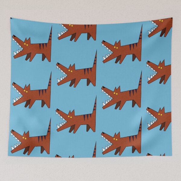 Item preview, Thylacine-patterned designed and sold by stevenselbyart.