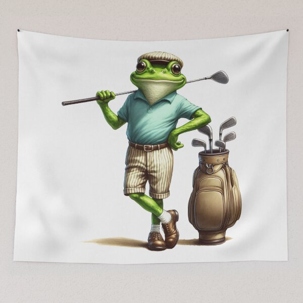 Item preview, Toad-ally Teed Off designed and sold by Delemore Art.