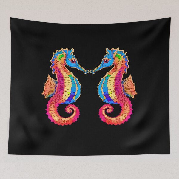 Item preview, Colorful Seahorse designed and sold by Styllium.