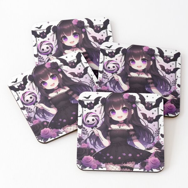 Item preview, Happy Vampire Goth Girl designed and sold by StickyGuys.