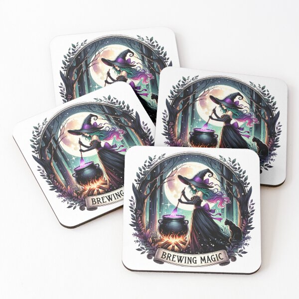 Item preview, Spellbinding Vintage Witch Art for Halloween Apparel and Accessories designed and sold by artedigital99.
