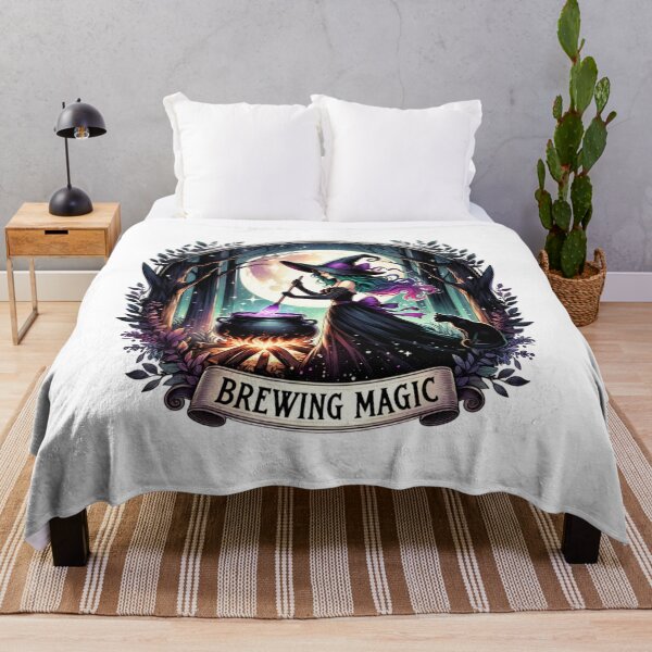 Item preview, Spellbinding Vintage Witch Art for Halloween Apparel and Accessories designed and sold by artedigital99.