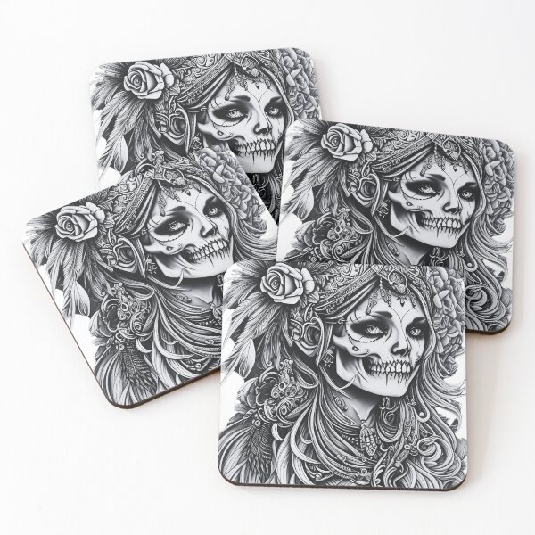 Item preview, Cyber Floral Maiden Futuristic Art Print designed and sold by WhiteDoveArt.