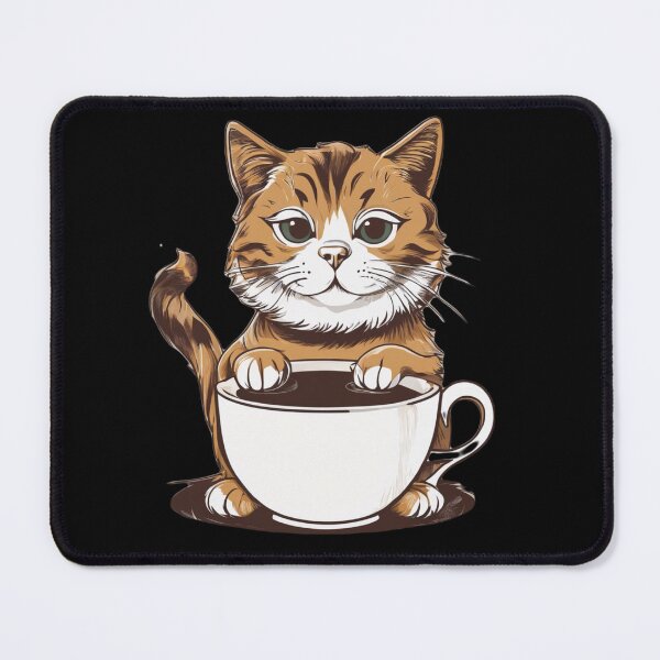Item preview, gato y cafe designed and sold by TeeTemptation.
