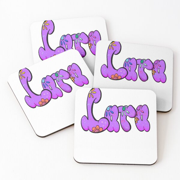 Item preview, Lara popular girls name woman women’s first name in purple calligraphy Lara designed and sold by Artonmytee.