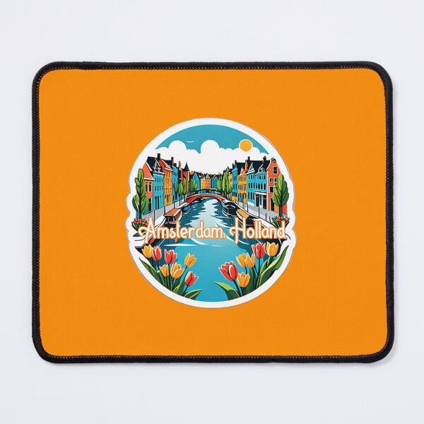Item preview, Amsterdam Netherlands Holland Sticker designed and sold by Devo07.