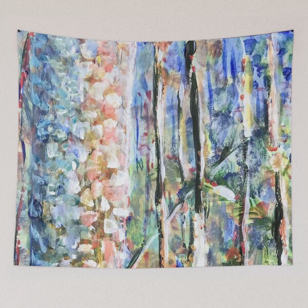 Item preview, Abstract bush 2, detail from a painting by Geoff Hargraves designed and sold by Geoff Hargraves Artist.