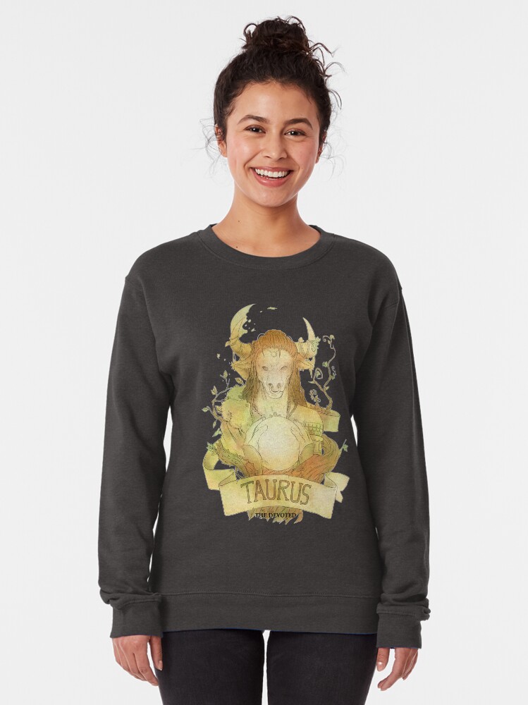 Alternate view of Taurus, The Devoted Pullover Sweatshirt