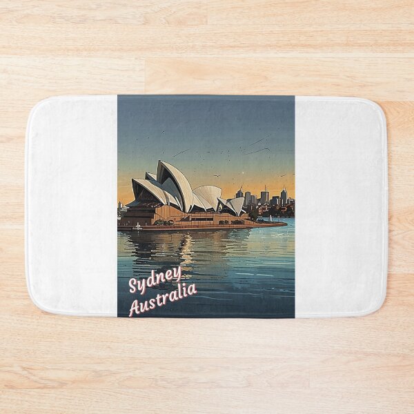 Item preview, Sydney Australia. Artistic rendering of iconic Down Under city. designed and sold by ElderWisdom.