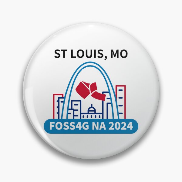 Item preview, FOSS4GNA 2024 St Louis Classic Logo designed and sold by FOSS4GNA.