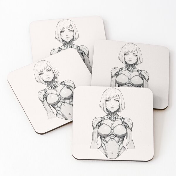 Aperçu de l'œuvre Cyborg Girl créée et vendue par ArtCraftLab.