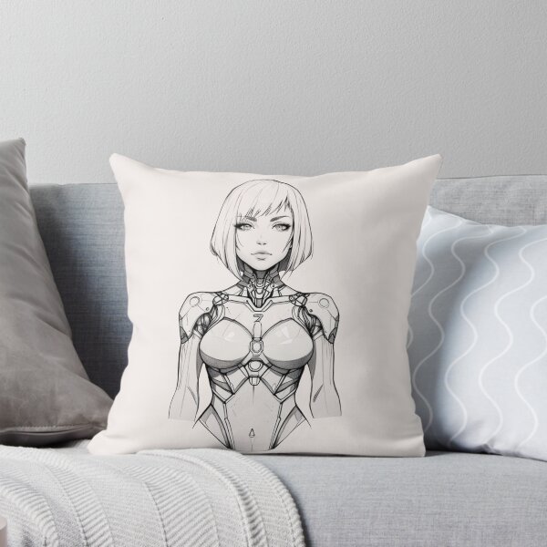 Aperçu de l'œuvre Cyborg Girl créée et vendue par ArtCraftLab.