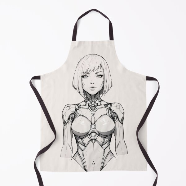 Aperçu de l'œuvre Cyborg Girl créée et vendue par ArtCraftLab.