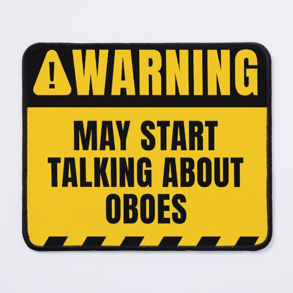 Item preview, May Start Talking About Oboes designed and sold by MaryAller.
