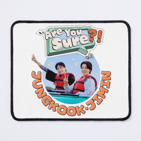 Item preview, Are You Sure Jung Kook Jimin designed and sold by borabae7.