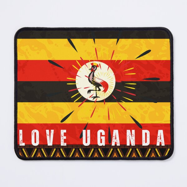 Item preview, Love Ugandan Flag with Trendy Uganda Flag Apparel designed and sold by KBMeyer.