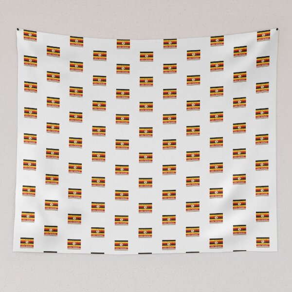 Item preview, Love Ugandan Flag with Trendy Uganda Flag Apparel  designed and sold by KBMeyer.