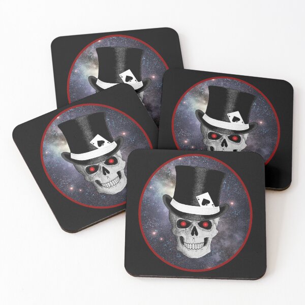 Item preview, Skull With Top Hat And Ace Of Spades designed and sold by Manic Merch Designs.