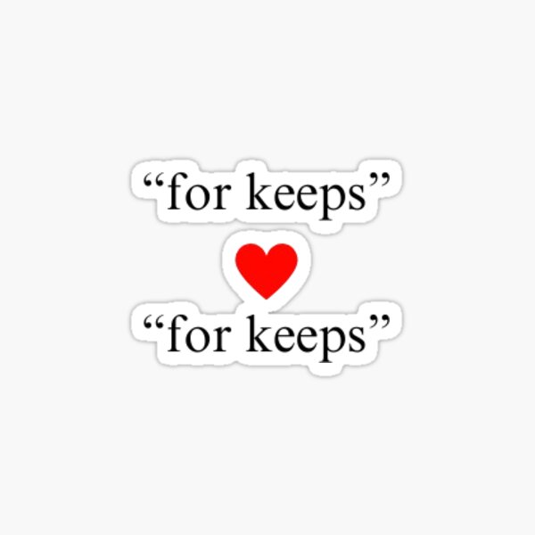 Item preview, for keeps ? - boys of tommen sticker  designed and sold by kellykdesigns.