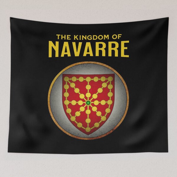 Item preview, Navarre Heraldry - The Kingdom of Navarre Coat of Arms designed and sold by Agema Apparel.
