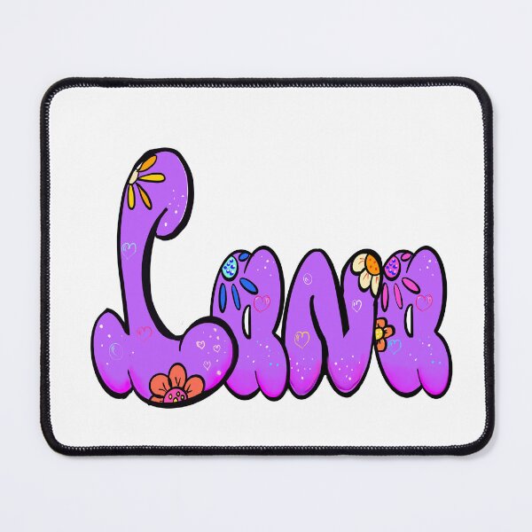 Item preview, Lana popular girls name woman women’s first name in purple calligraphy Lana designed and sold by Artonmytee.