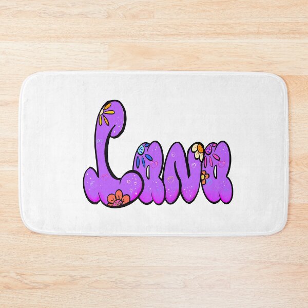 Item preview, Lana popular girls name woman women’s first name in purple calligraphy Lana designed and sold by Artonmytee.