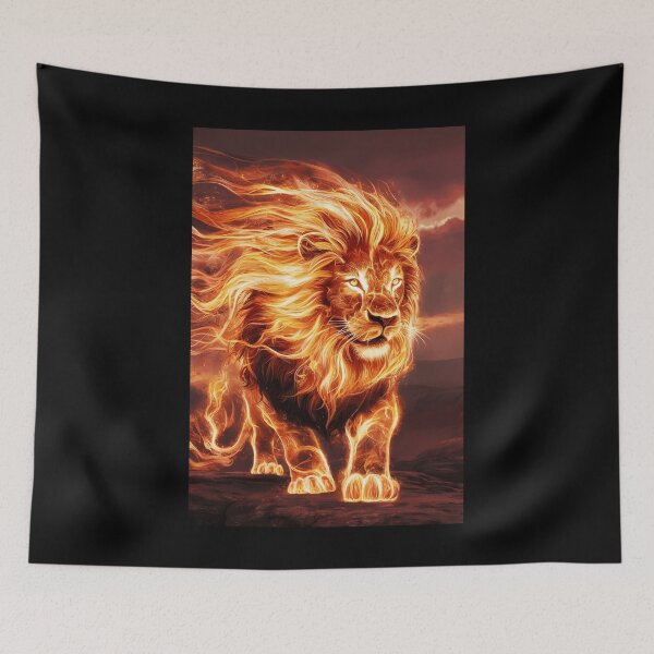 Item preview, Fiery Lion designed and sold by Channel1Design.