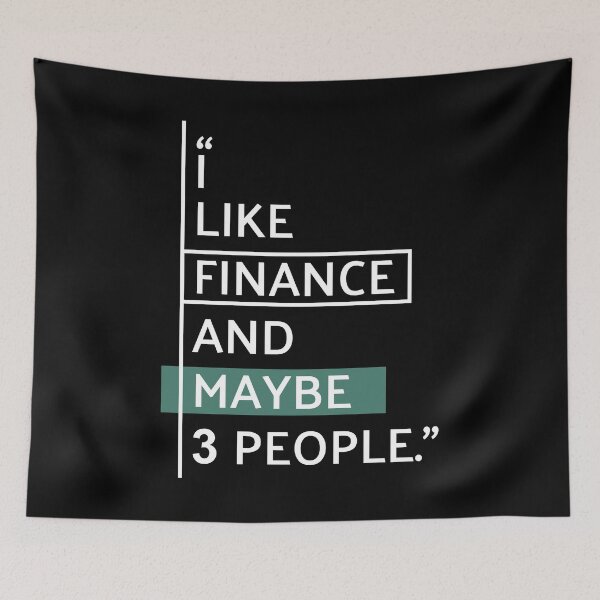 Item preview, I Like Finance and Maybe 3 People designed and sold by MaryAller.